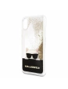 Hurtownia GSM - Karl Lagerfeld KLHCPXCHPEEGO iPhone X gold/złoty hard case Liquid Glitter - KLD195GLD - {ean13} - Hurt