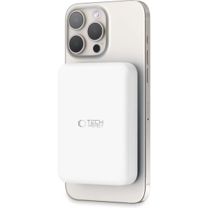 Hurtownia GSM - Powerbank Tech-Protect PB11 Lifemag MagSafe 10000mAh Bílý - THP2888 - {ean13} - Hurt