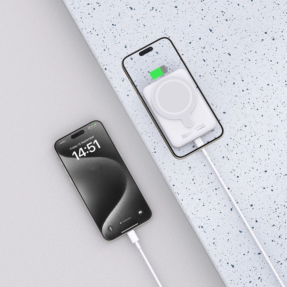 Hurtownia GSM - Powerbank Tech-Protect PB11 Lifemag MagSafe 10000mAh Fehér - THP2888 - {ean13} - Hurt
