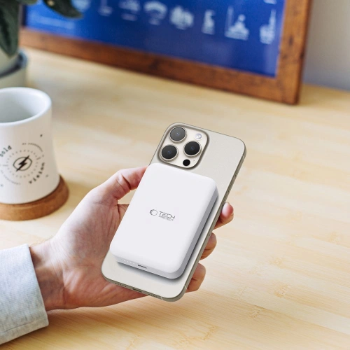 Powerbank Tech-Protect PB11 Lifemag MagSafe 10000mAh White