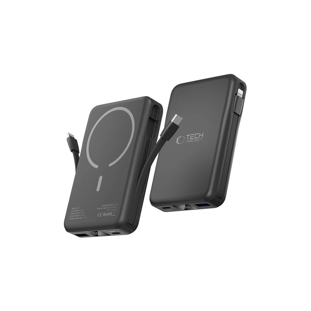 Hurtownia GSM - Powerbank Tech-Protect PB31 Lifemag MagSafe 10000mAh Black - THP2889 - {ean13} - Hurt