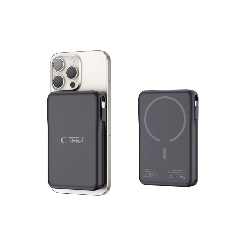 Hurtownia GSM - Powerbank Tech-Protect PB31 Lifemag MagSafe 10000mAh Black - THP2889 - {ean13} - Hurt