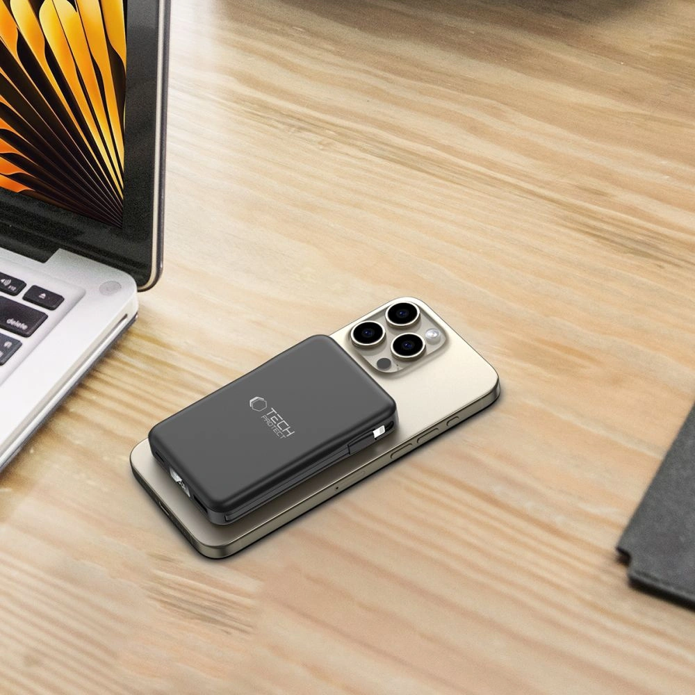 Hurtownia GSM - Powerbank Tech-Protect PB31 Lifemag MagSafe 10000mAh Black - THP2889 - {ean13} - Hurt