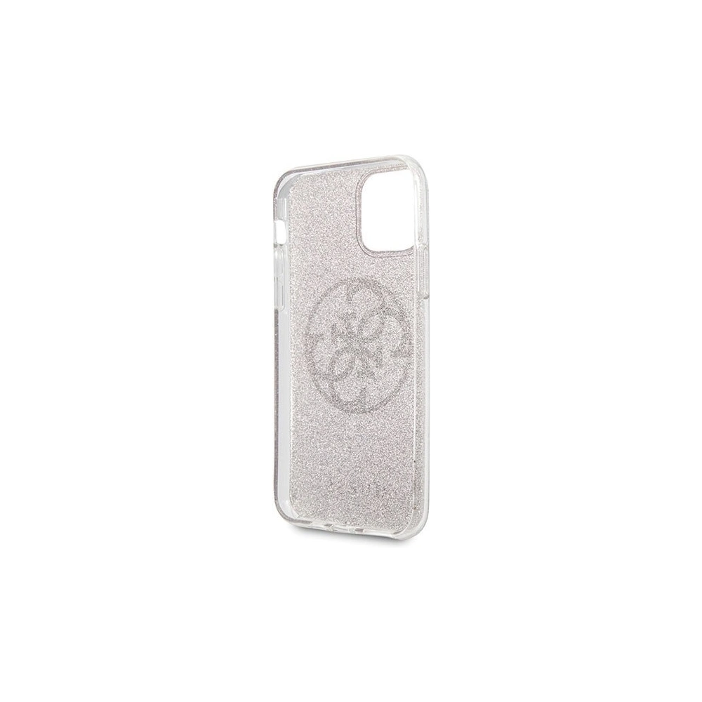 Hurtownia GSM - Etui Guess GUHCN65PCUGLPI Apple iPhone 11 Pro Max różowy/pink hard case 4G Circle Glitter - GUE284PNK - {ean13} - Hurt