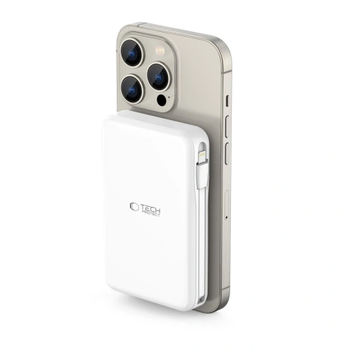 Powerbank Tech-Protect PB31 Lifemag MagSafe 10000mAh White