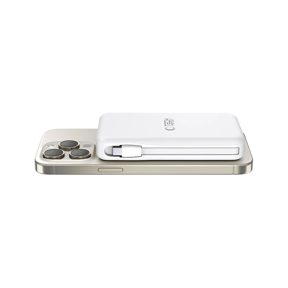 Hurtownia GSM - Powerbank Tech-Protect PB31 Lifemag MagSafe 10000mAh Bílá - THP2890 - {ean13} - Hurt
