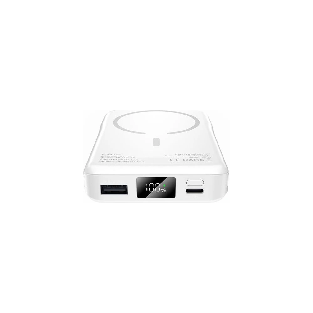 Wholesale Tech-Protect PB31 Lifemag MagSafe powerbank 10000mAh White - THP2890 - {ean13} - Hurt