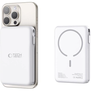 Hurtownia GSM - Powerbank Tech-Protect PB31 Lifemag MagSafe 10000mAh Weiß - THP2890 - {ean13} - Hurt
