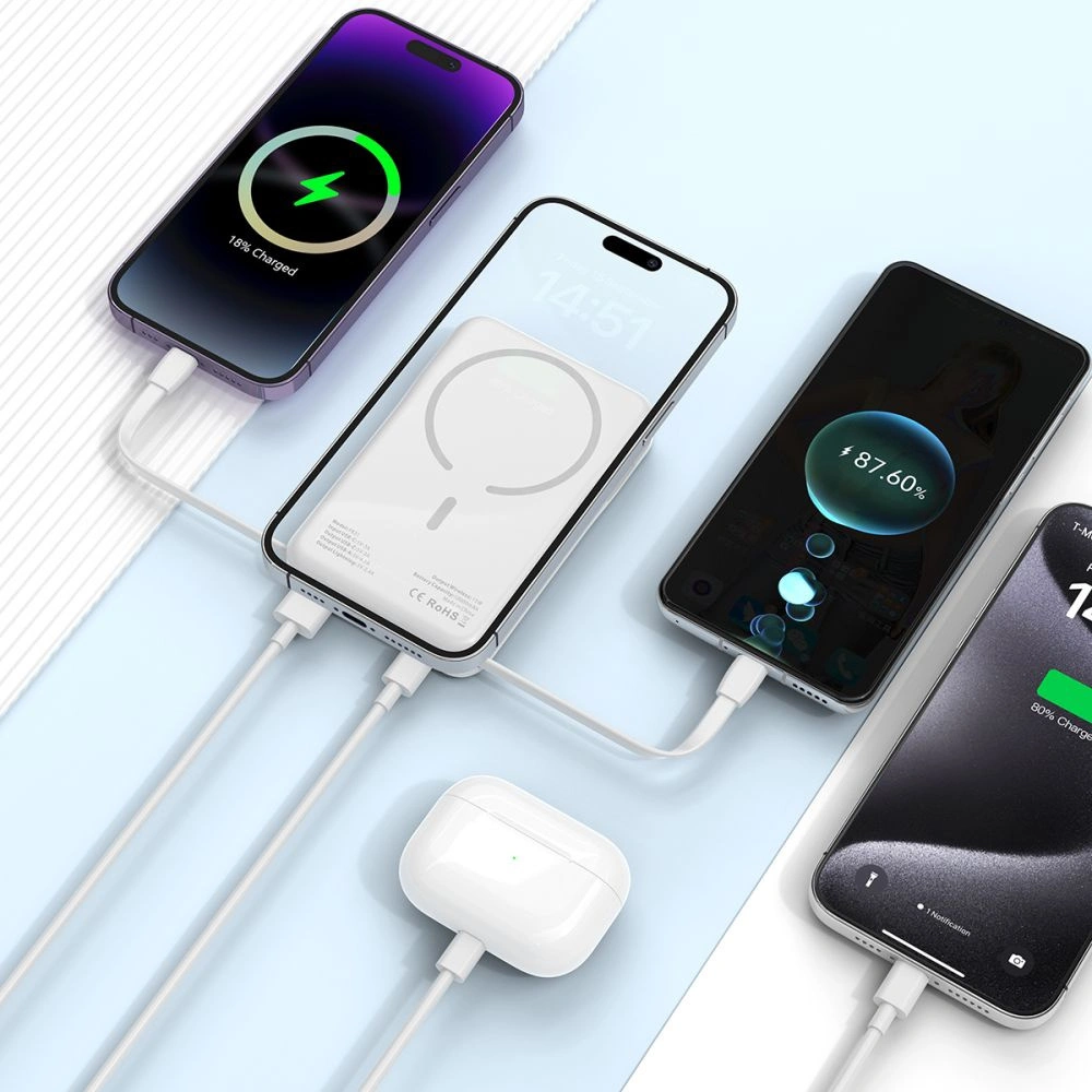 Hurtownia GSM - Powerbank Tech-Protect PB31 Lifemag MagSafe 10000mAh Weiß - THP2890 - {ean13} - Hurt