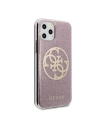 Hurtownia GSM - Etui Guess GUHCN65PCUGLPI Apple iPhone 11 Pro Max rosa/pink Hartschale 4G Circle Glitter - GUE284PNK - {ean13} - Hurt