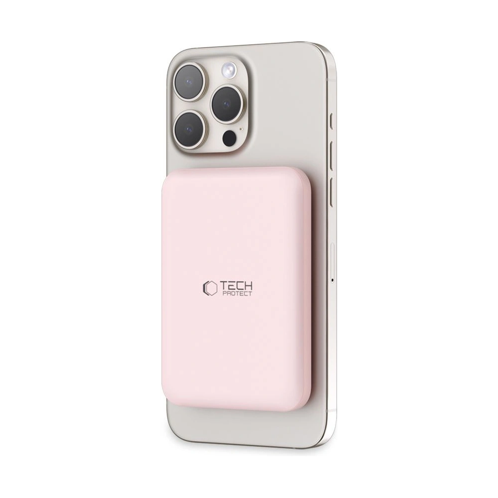 Hurtownia GSM - Powerbank Tech-Protect PB10 LifeMag MagSafe 5000mAh Rózsaszín - THP2891 - {ean13} - Hurt