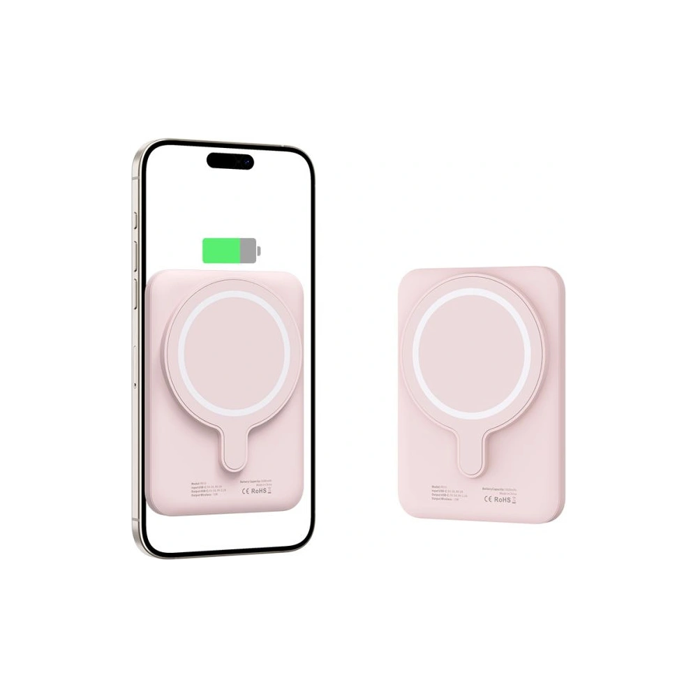Hurtownia GSM - Powerbank Tech-Protect PB10 LifeMag MagSafe 5000mAh Růžová - THP2891 - {ean13} - Hurt