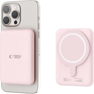 Hurtownia GSM - Powerbank Tech-Protect PB10 LifeMag MagSafe 5000mAh Pink - THP2891 - {ean13} - Hurt