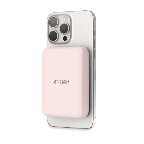 Powerbank Tech-Protect PB11 Lifemag MagSafe 10000mAh Pink