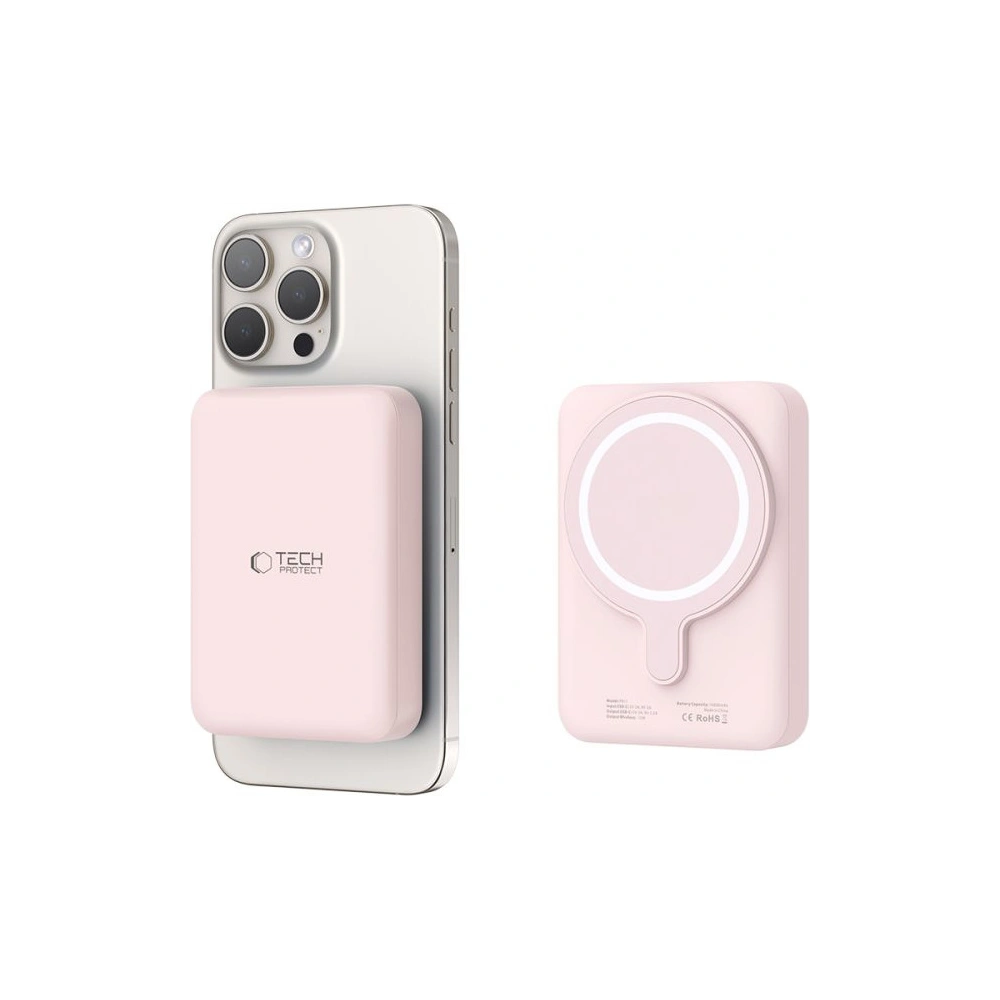 Hurtownia GSM - Powerbank Tech-Protect PB11 Lifemag MagSafe 10000mAh Pink - THP2892 - {ean13} - Hurt