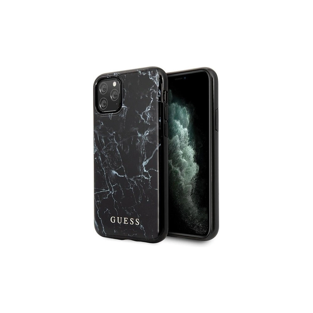 Hurtownia GSM - Etui Guess GUHCN65PCUMABK Apple iPhone 11 Pro Max czarny/black Marble - GUE285BLK - {ean13} - Hurt