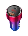 Car charger Baseus Magic USB + USB-C QC 4.0  PD 45W Red&Blue