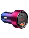 Wholesale Car charger Baseus Magic USB + USB-C QC 4.0 PD 45W Red&Blue - BSU702REDBLU - {ean13} - Hurt