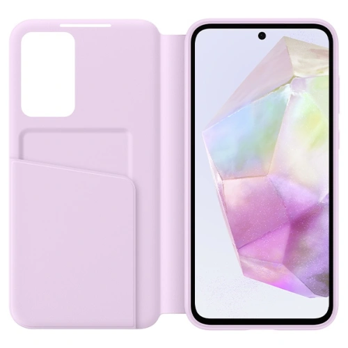 Etui Samsung EF-ZA356CVEGWW Samsung Galaxy A35 5G Smart View Wallet Case lawenda/lavender