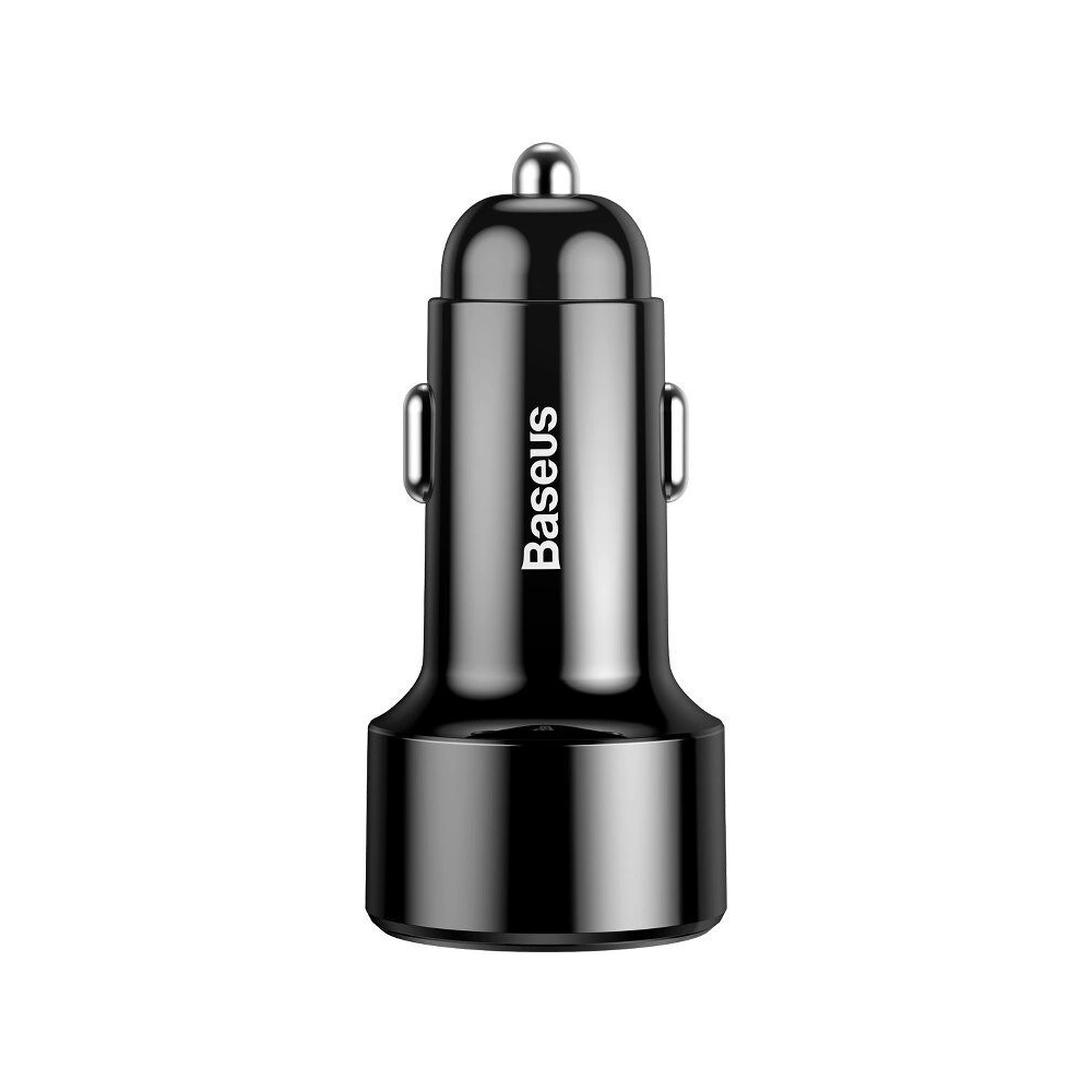 Hurtownia GSM - Ładowarka samochodowa Baseus Magic USB + USB-C QC 4.0 PD 45W (czarna) - BSU704BLK - {ean13} - Hurt