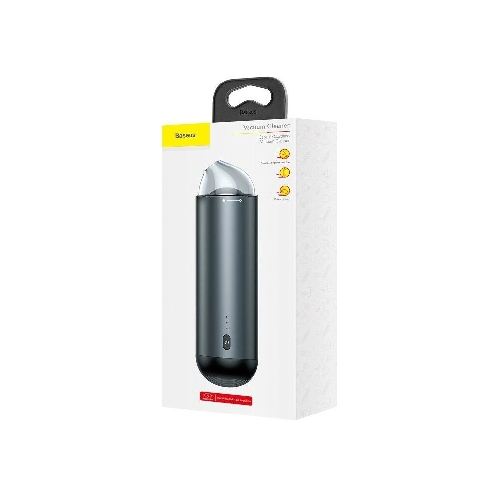 Wholesale Baseus Capsule Cordless Car & Home 65W USB Charging Vacuum Cleaner Black - BSU705BLK - {ean13} - Hurt