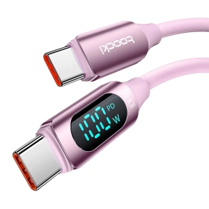 Hurtownia GSM - [OUTLET] Kabel Toocki TXCTT1- XX04-B2 USB-C / USB-C 2m FC 100W rosa - OT-675 - {ean13} - Hurt
