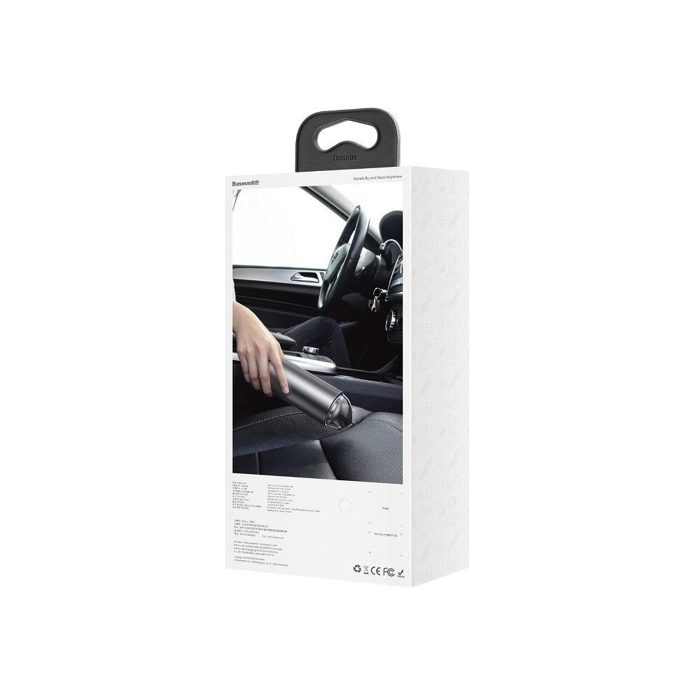 Wholesale Baseus Capsule Cordless Car & Home 65W USB Charging Vacuum Cleaner Silver - BSU706SLV - {ean13} - Hurt
