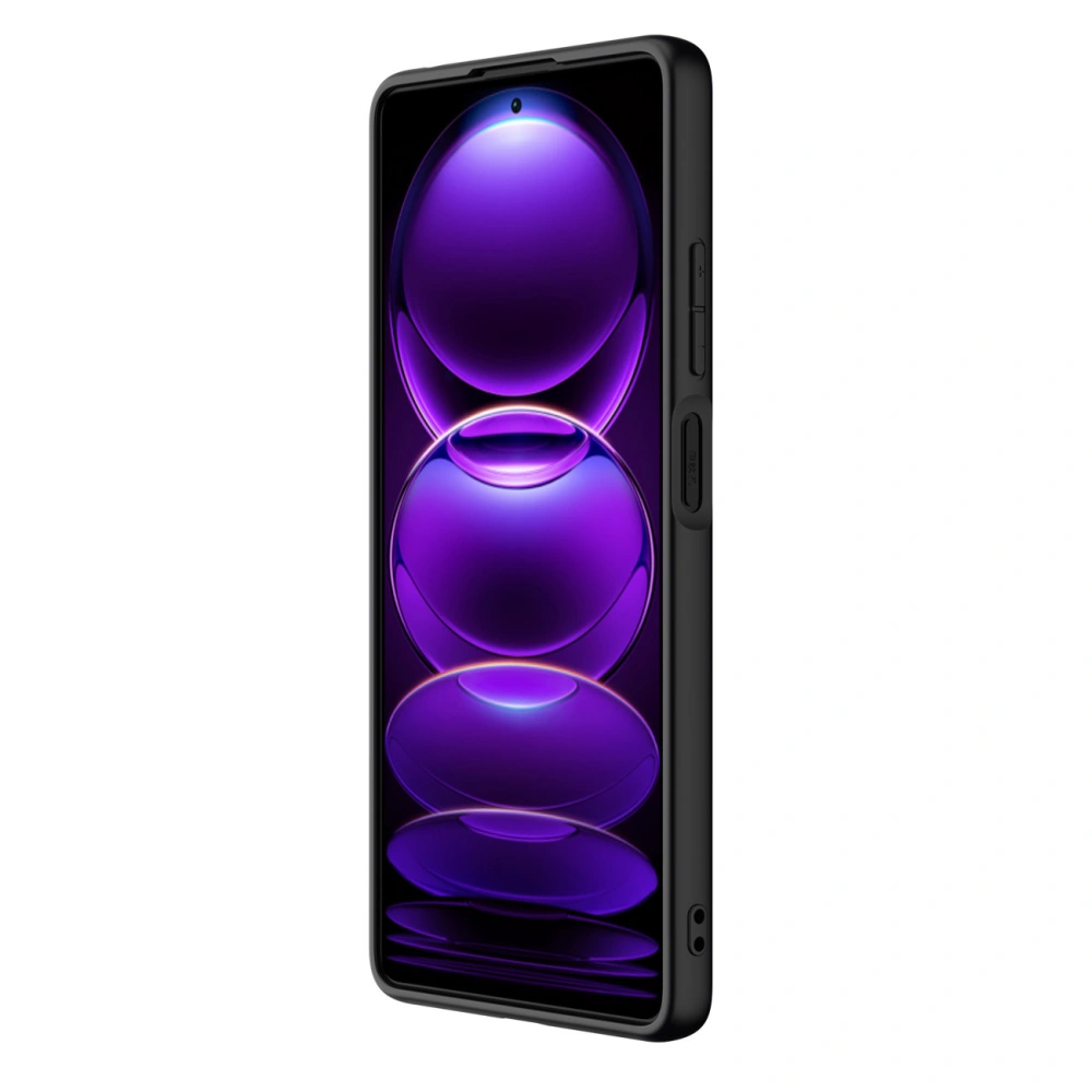 Hurtownia GSM - [OUTLET] Etui Nillkin Textured Case Xiaomi Redmi Note 12 Pro+ Plus černé - OT-685 - {ean13} - Hurt