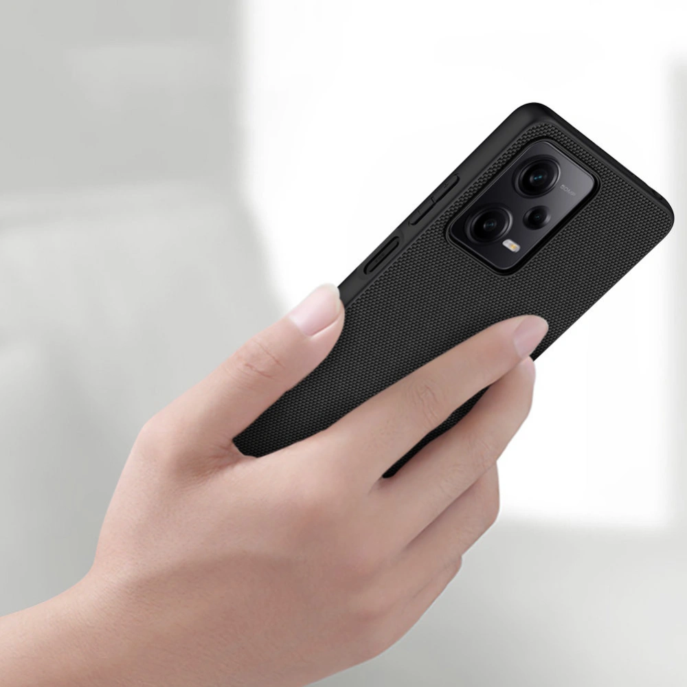 Hurtownia GSM - [OUTLET] Etui Nillkin Textured Case Xiaomi Redmi Note 12 Pro+ Plus černé - OT-685 - {ean13} - Hurt