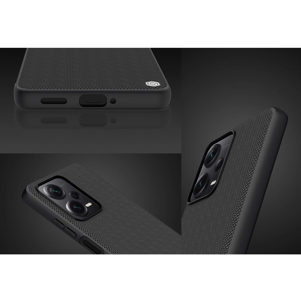 Hurtownia GSM - [OUTLET] Etui Nillkin Textured Case Xiaomi Redmi Note 12 Pro+ Plus černé - OT-685 - {ean13} - Hurt