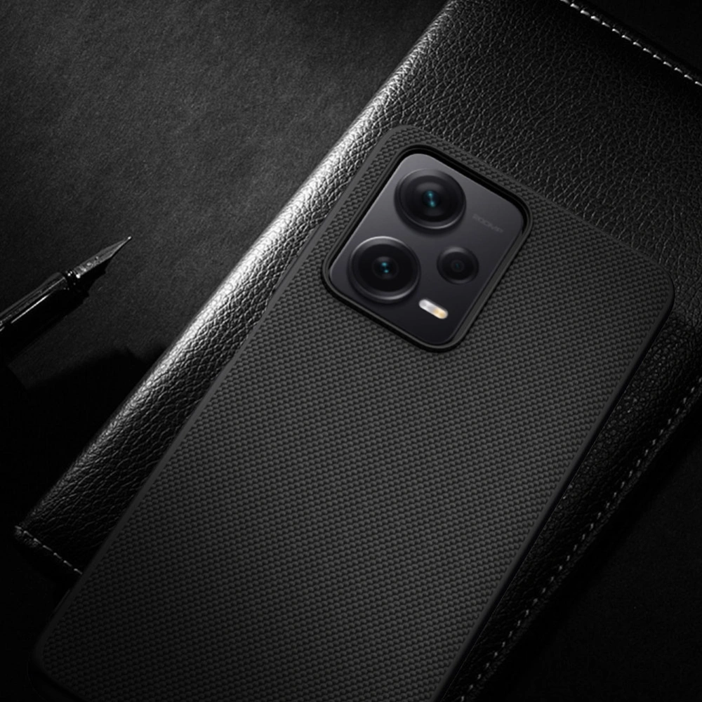 Hurtownia GSM - [OUTLET] Etui Nillkin Textured Case Xiaomi Redmi Note 12 Pro+ Plus černé - OT-685 - {ean13} - Hurt