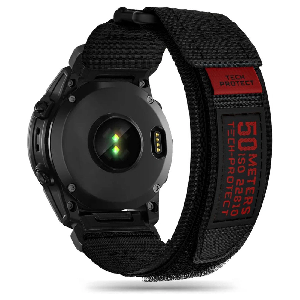 Hurtownia GSM - [OUTLET] Pásek Tech-Protect Scout Pro Garmin Fenix 5 / 6 / 6 Pro / 7 Černý - OT-690 - {ean13} - Hurt