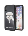 Hurtownia GSM - Karl Lagerfeld KLHCPXDLHBK iPhone X/Xs negru/black Iconic Glitter Karl`s Head - KLD197BLK - {ean13} - Hurt