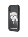 Hurtownia GSM - Karl Lagerfeld KLHCPXDLHBK iPhone X/Xs negru/black Iconic Glitter Karl`s Head - KLD197BLK - {ean13} - Hurt