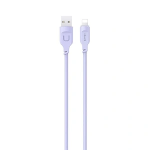 Hurtownia GSM - [OUTLET] Kabel USAMS Lithe Series USB/Lightning Rychlé nabíjení 2,4A 1,2m purpurový/purple (US-SJ565) - OT-697 - {ean13} - Hurt