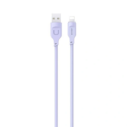 [OUTLET] Kabel USAMS Lithe Series USB/Lightning Fast Charging 2,4A 1,2m purpurowy/purple (US-SJ565)