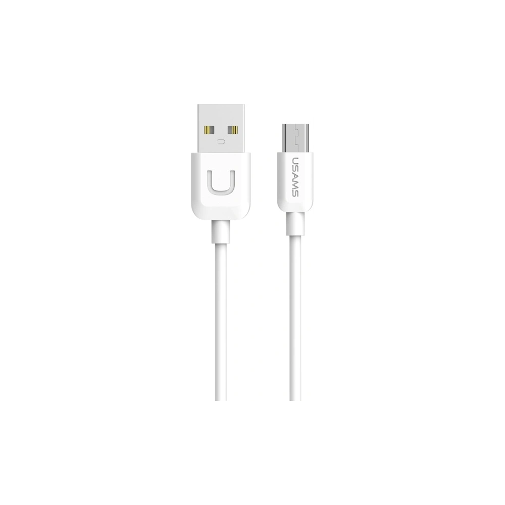 Hurtownia GSM - [OUTLET] Kabel USAMS U-Turn microUSB 1m bílý/white 2A MICUSBXD02 - OT-698 - {ean13} - Hurt