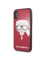 Hurtownia GSM - Karl Lagerfeld KLHCPXDLHRE iPhone X/Xs roșu/red Iconic Glitter Karl`s Head - KLD198RED - {ean13} - Hurt