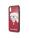 Hurtownia GSM - Karl Lagerfeld KLHCPXDLHRE iPhone X/Xs roșu/red Iconic Glitter Karl`s Head - KLD198RED - {ean13} - Hurt