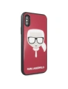 Hurtownia GSM - Karl Lagerfeld KLHCPXDLHRE iPhone X/Xs roșu/red Iconic Glitter Karl`s Head - KLD198RED - {ean13} - Hurt