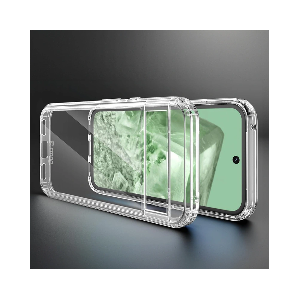 Hurtownia GSM - Etui Crong Crystal Shield Cover Google Pixel 8A průhledný - CRG775 - {ean13} - Hurt