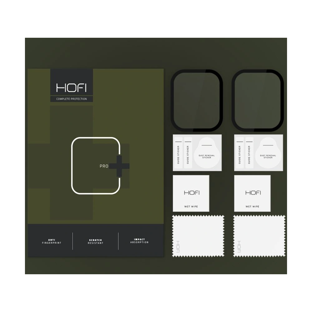 Wholesale Hofi Hybrid Pro+ Apple Watch 7/8/9 41mm black [2 PACK] - HOFI508 - {ean13} - Hurt