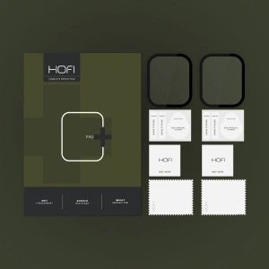 Hurtownia GSM - Hybridní sklo Hofi Hybrid Pro+ Apple Watch 7/8/9 45mm černé [2 PACK] - HOFI509 - {ean13} - Hurt