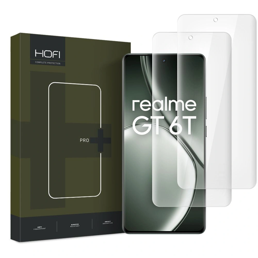 Hurtownia GSM - Sticlă securizată Hofi UV Glass Pro+ Realme GT 6 / GT 6T Clar [2 PACK] - HOFI510 - {ean13} - Hurt