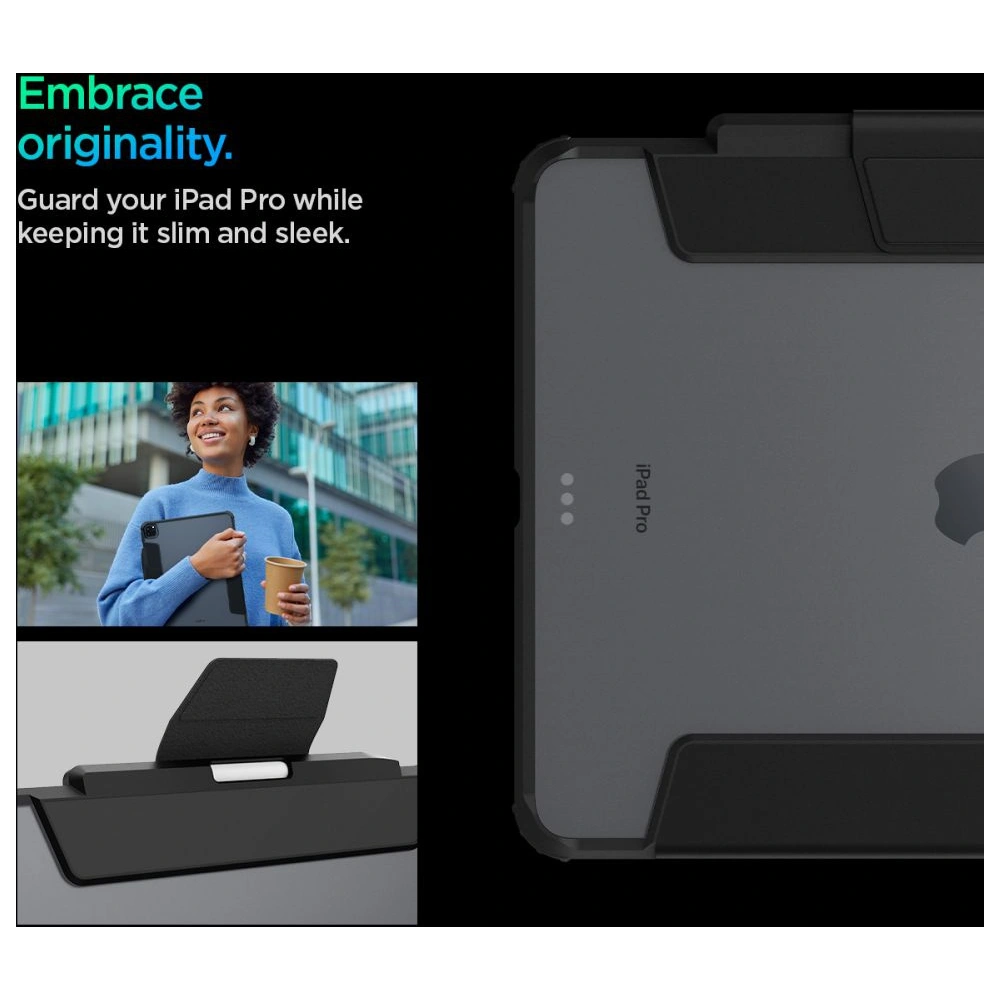 Hurtownia GSM - Etui Spigen Ultra Hybrid Pro Apple iPad Pro 13" 2024 (7. generace) Černá - SPN3423 - {ean13} - Hurt