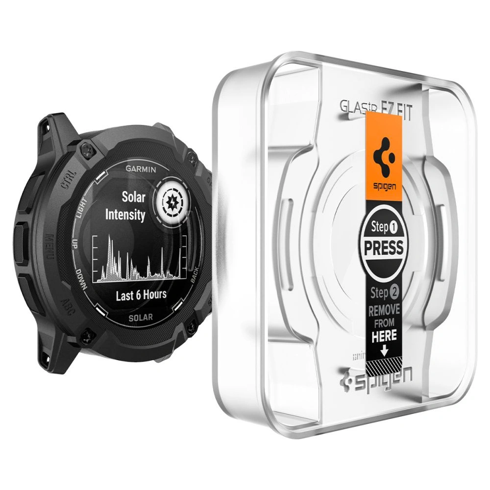 Hurtownia GSM - Edzett üveg Spigen GLAS.tR ez Fit Garmin Instinct 2x Solar Clear [2 PACK] - SPN3424 - {ean13} - Hurt