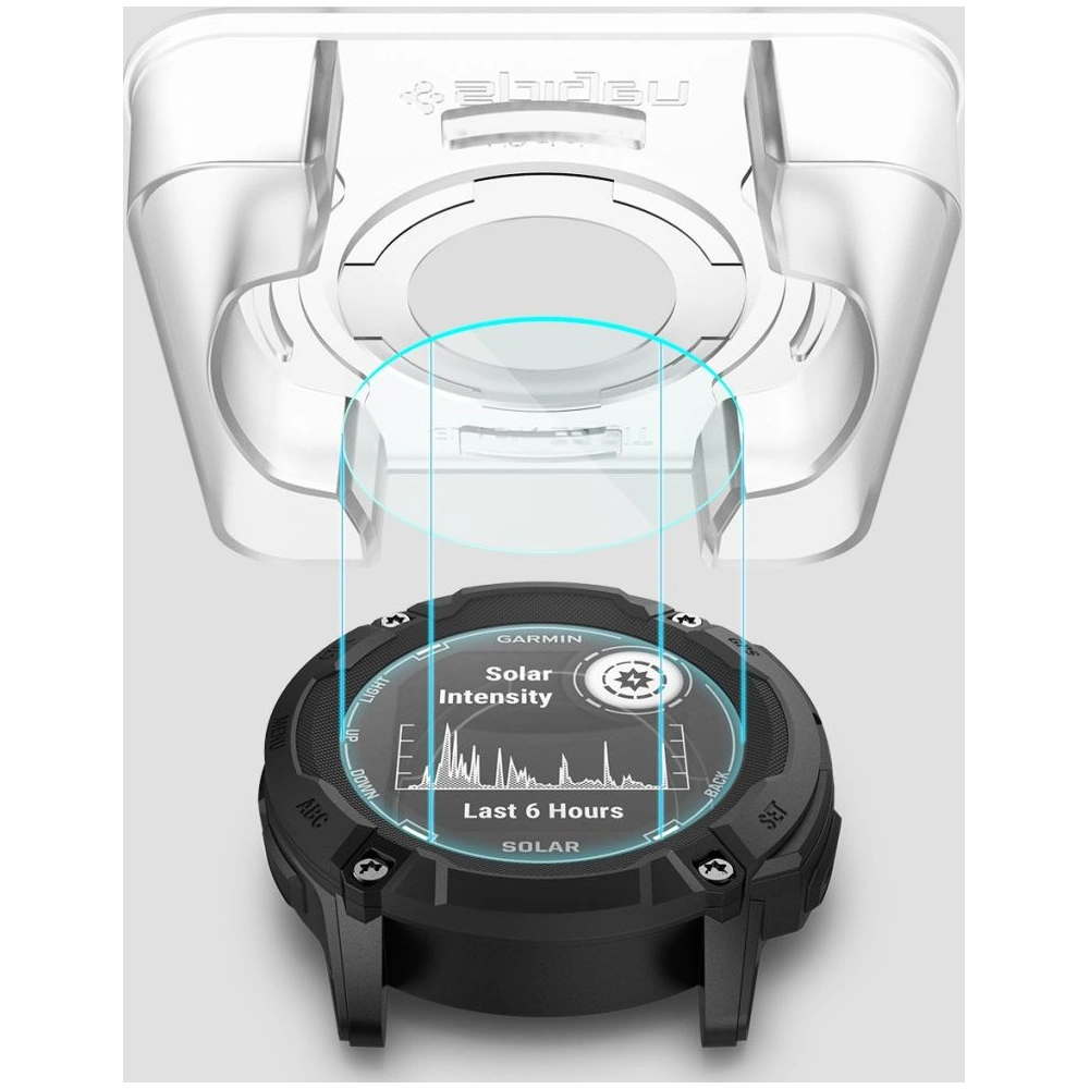 Hurtownia GSM - Edzett üveg Spigen GLAS.tR ez Fit Garmin Instinct 2x Solar Clear [2 PACK] - SPN3424 - {ean13} - Hurt