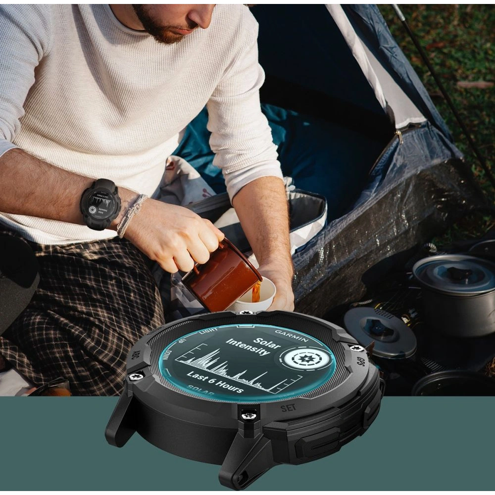 Hurtownia GSM - Edzett üveg Spigen GLAS.tR ez Fit Garmin Instinct 2x Solar Clear [2 PACK] - SPN3424 - {ean13} - Hurt