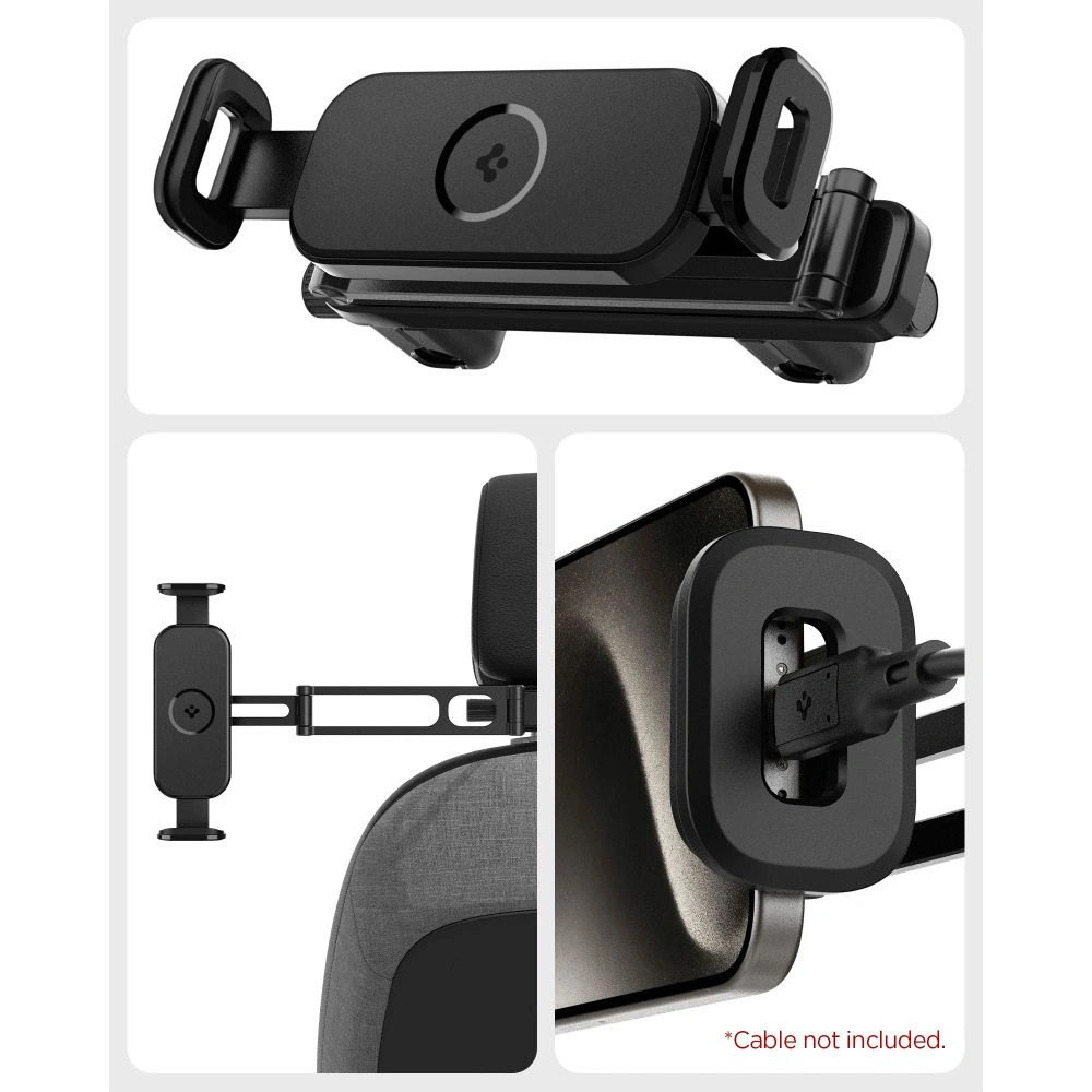 Hurtownia GSM - Uchwyt na zagłówek Spigen OneTap UTS45 Universelle Kopfstützen Auto Halterung Schwarz - SPN3425 - {ean13} - Hurt