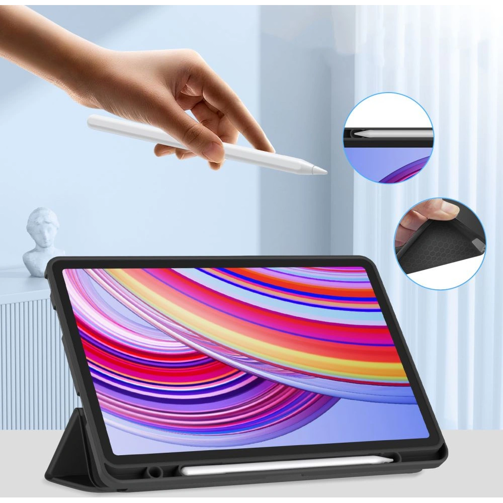 Hurtownia GSM - Etui Tech-Protect SmartCase Pen Xiaomi Redmi Pad Pro 12.1 Negru - THP2896 - {ean13} - Hurt